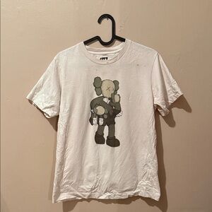 KAWS White T-Shirt with Green Graphic